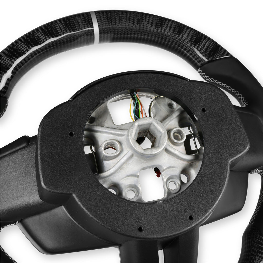 1517-Mustang-Rekudo-Steering-Wheel-Carbon-Fiber-W-Leather-Grips-Black