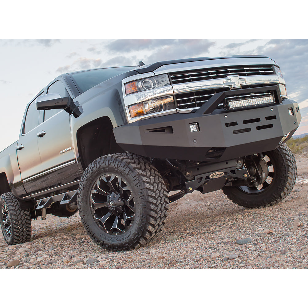 1519-Silverado-25003500-Aluminum-Front-Nonwinch-Bumper-W-Optional-Rtseries-Light-Bracket