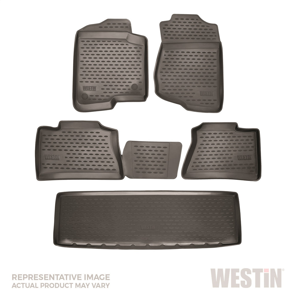 1520-SuburbanYukon-Xl1619-Suburban-3500Hd-Black-Profile-Floor-Liners-6Pc