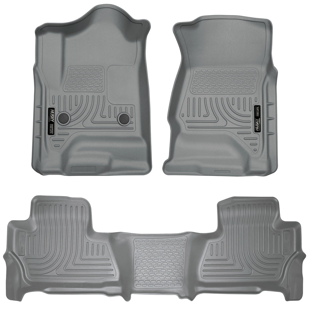1520-TahoeYukon-Front--2Nd-Seat-Floor-Liners-Weatherbeater-Series-Grey