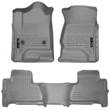 Load image into Gallery viewer, 1520-TahoeYukon-Front--2Nd-Seat-Floor-Liners-Weatherbeater-Series-Grey