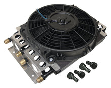 Load image into Gallery viewer, Derale 15200 8 &amp; 8 Pass Dual Circuit Electra-Cool Remote Fluid Cooler, -8AN