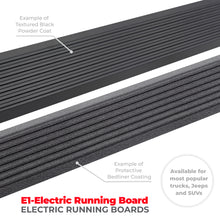 Load image into Gallery viewer, 1521-TahoeYukonEscalade-E-Board-Series-Steps-Bedliner-Coating-Black