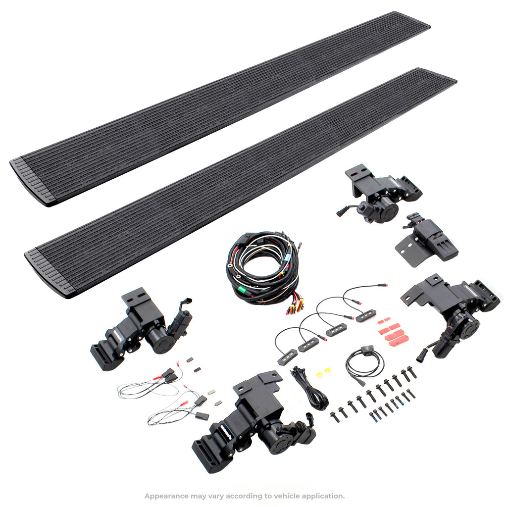 1521-TahoeYukonEscalade-E-Board-Series-Steps-Bedliner-Coating-Black