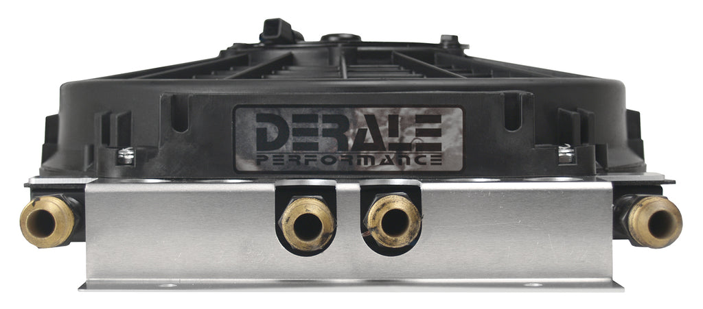 Derale 15220 4 & 4 Pass Dual Circuit Electra-Cool Remote Cooler, -8AN