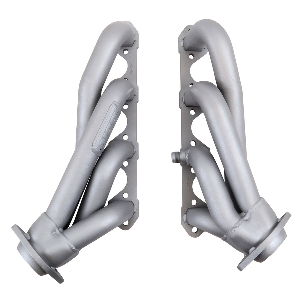 BBK Performance Parts 1525 1994-1995 MUSTANG 5.0 1-5/8 SHORTY UN EQUAL LENGTH HEADERS (TITANIUM CERAMIC) for Select Ford Mustang