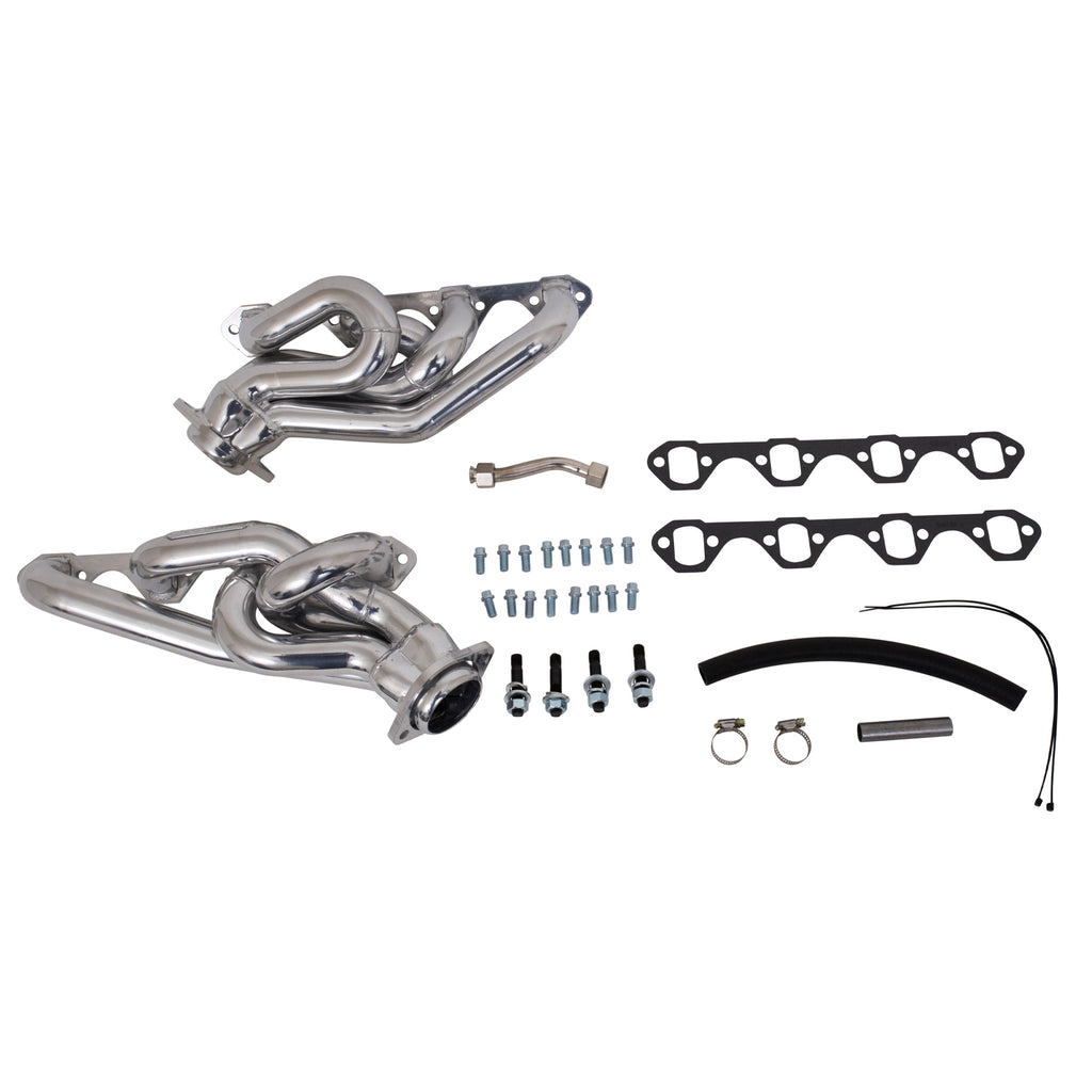 BBK Performance Parts 15290 1994-95 MUSTANG 5.0 1-5/8 SHORTY EQUAL LENGTH HEADERS (POLISHED SILVER CERAMIC) for Select Ford Mustang