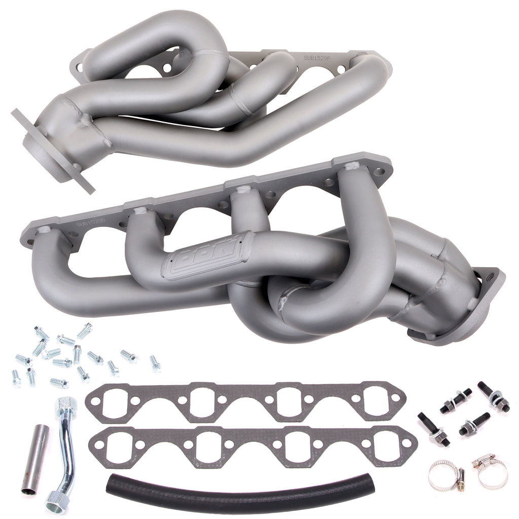 BBK Performance Parts 1529 1994-95 MUSTANG GT & COBRA 1-5/8 SHORTY EQUAL LENGTH HEADERS (TITANIUM CERAMIC) for Select Ford Mustang
