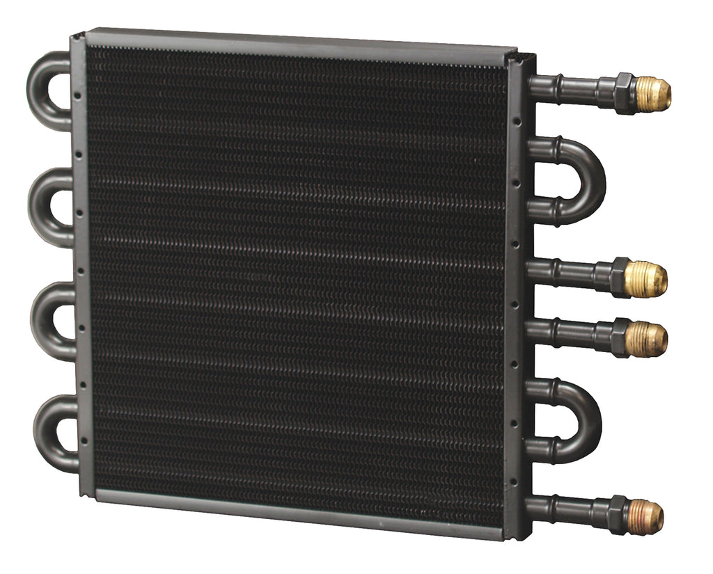 Derale 15321 4 & 4 Pass Dual Circuit Electra-Cool Replacement Cooler, -8AN