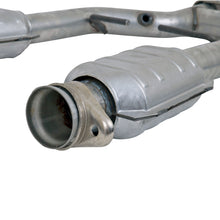 Load image into Gallery viewer, BBK Performance Parts 1538 1996-2004 MUSTANG GT/COBRA 2.5 SHORT MID H PIPE W/CONVERTERS for Select Ford Mustang