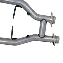Load image into Gallery viewer, BBK Performance Parts 1538 1996-2004 MUSTANG GT/COBRA 2.5 SHORT MID H PIPE W/CONVERTERS for Select Ford Mustang