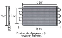 Load image into Gallery viewer, Derale 15503 6 Pass Series 7000 Aluminum/Copper GM V8 Engine Oil Cooler Kit Sandwich Adapter