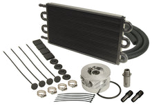 Load image into Gallery viewer, Derale 15503 6 Pass Series 7000 Aluminum/Copper GM V8 Engine Oil Cooler Kit Sandwich Adapter