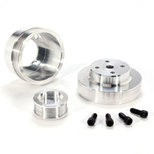 Load image into Gallery viewer, BBK Performance Parts 1553 1979-1993 MUSTANG 5.0 3 PC UNDER DRIVE PULLEY KIT BILLET ALUMINUM for Select Ford Mustang
