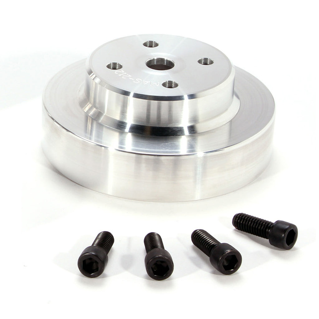 BBK Performance Parts 1553 1979-1993 MUSTANG 5.0 3 PC UNDER DRIVE PULLEY KIT BILLET ALUMINUM for Select Ford Mustang