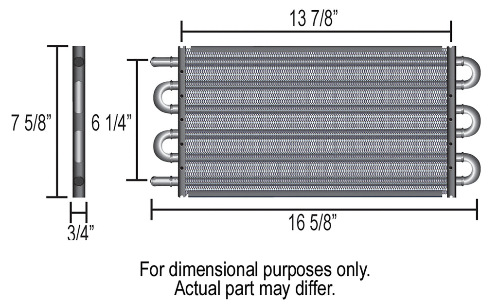 Derale 15551 6 Pass Series 7000 Alum/Copper Universal Engine Oil Cooler Kit, Spin On Adapter for Select Acura CL, Acura CSX, Acura EL, Acura ILX, Acura Integra, Acura RSX, Alfa Romeo Spider, American Motors Concord, American Motors Gremlin, American