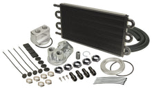 Load image into Gallery viewer, Derale 15551 6 Pass Series 7000 Alum/Copper Universal Engine Oil Cooler Kit, Spin On Adapter for Select Acura CL, Acura CSX, Acura EL, Acura ILX, Acura Integra, Acura RSX, Alfa Romeo Spider, American Motors Concord, American Motors Gremlin, American
