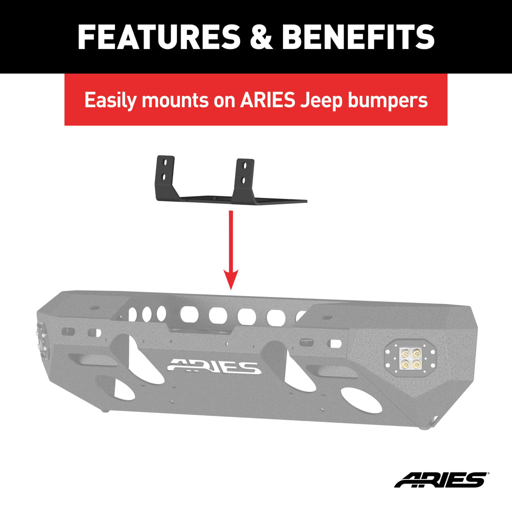 ARIES 15600FB Winch Fairlead Mount