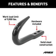 Load image into Gallery viewer, ARIES 15600TW Bolt-On Bumper Tow Hook (9,000 lbs.)