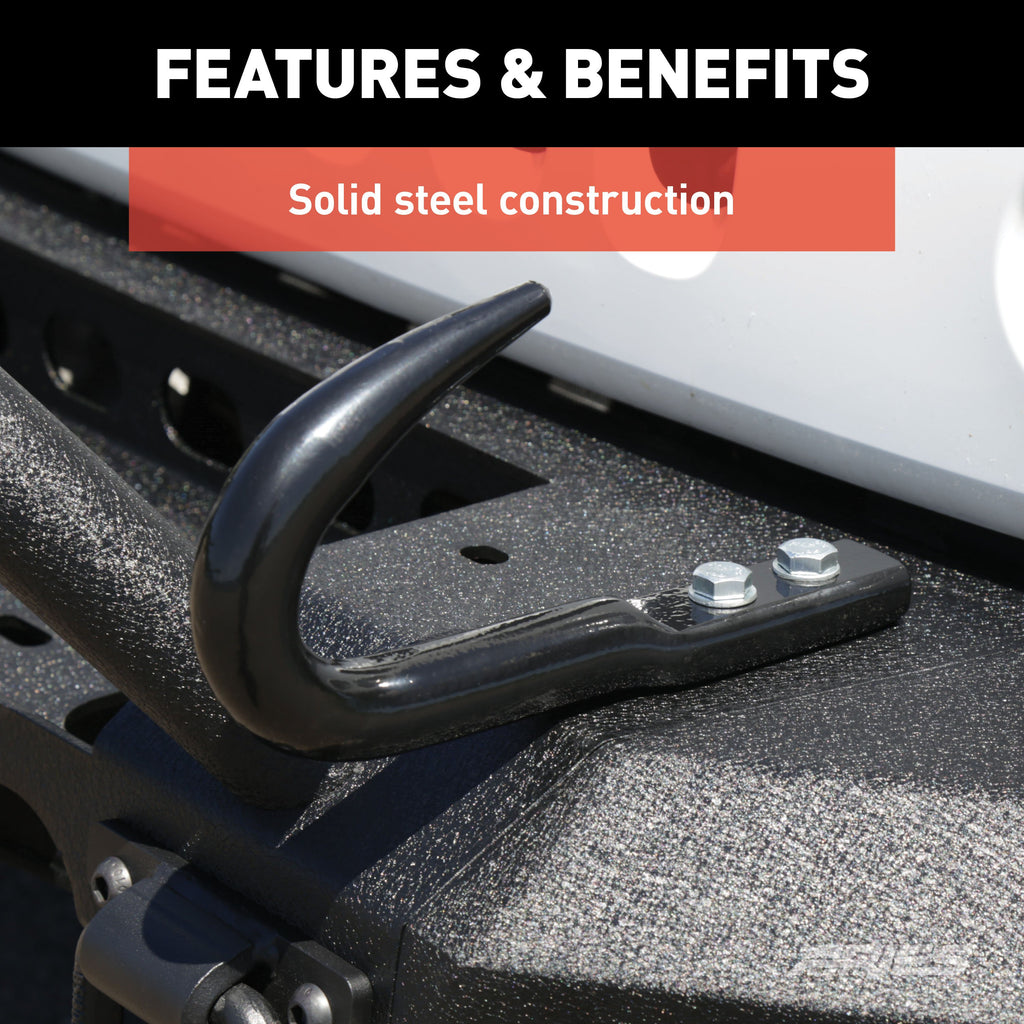 ARIES 15600TW Bolt-On Bumper Tow Hook (9,000 lbs.)