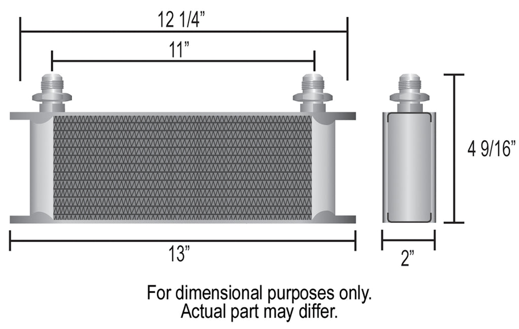 Derale 15602 10 Row Series 10000 Stack Plate Universal Engine Oil Cooler Kit Sandwich Adapter for Select AM General Hummer, American Motors Concord, American Motors Eagle, American Motors Rebel, American Motors Spirit, Audi A4, Audi RS6, Avanti II, Buick