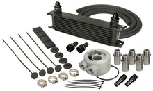 Load image into Gallery viewer, Derale 15602 10 Row Series 10000 Stack Plate Universal Engine Oil Cooler Kit Sandwich Adapter for Select AM General Hummer, American Motors Concord, American Motors Eagle, American Motors Rebel, American Motors Spirit, Audi A4, Audi RS6, Avanti II, Buick