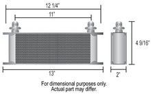 Load image into Gallery viewer, Derale 15604 10 Row Series 10000 Stack Plate Univ Engine Oil Cooler Kit Low Profile Adapter