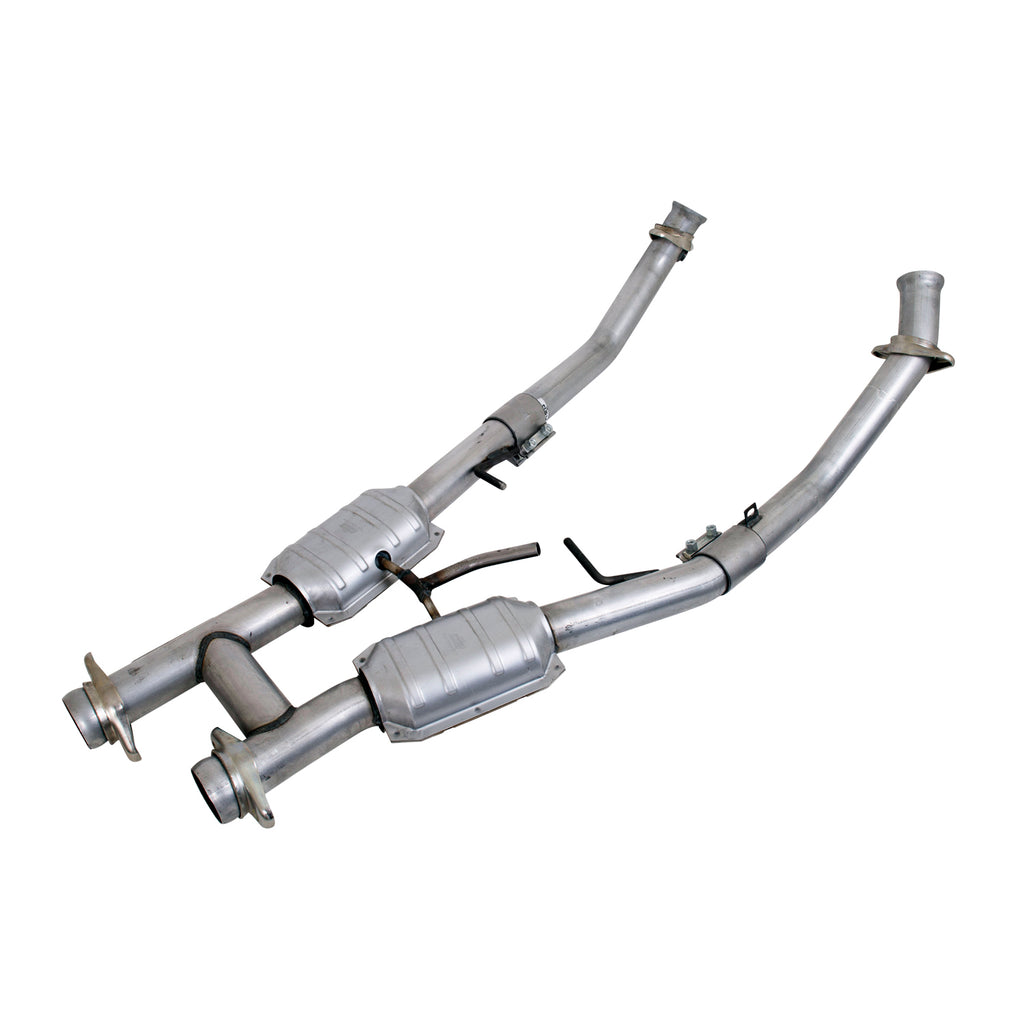 BBK Performance Parts 1563 1994-1995 MUSTANG GT/COBRA 2.5 FULL H PIPE W/HIGH FLOW CATALYTIC CONVERTERS for Select Ford Mustang