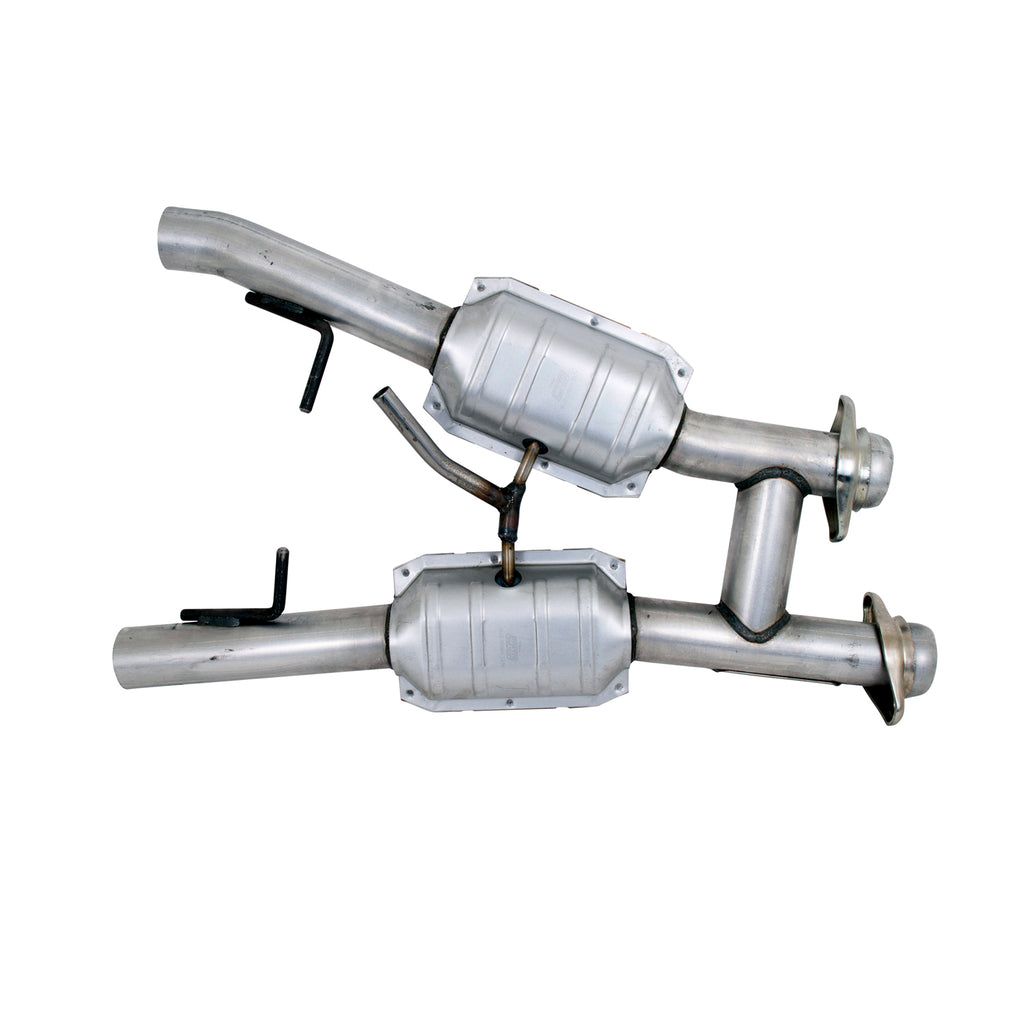 BBK Performance Parts 1563 1994-1995 MUSTANG GT/COBRA 2.5 FULL H PIPE W/HIGH FLOW CATALYTIC CONVERTERS for Select Ford Mustang