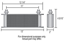 Load image into Gallery viewer, Derale 15651 10 Row Series 10000 Stack Plate Universal Engine Oil Cooler Kit, Spin On Adapter for Select AM General Hummer, American Motors Concord, American Motors Eagle, American Motors Rebel, American Motors Spirit, Audi A4, Audi RS6, Avanti II, Buick