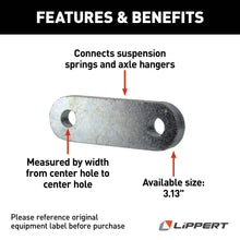 Load image into Gallery viewer, CURT 1567651 Shackle Links, 1/2" Thickness, 3-1/8" Center-to-Center, Single