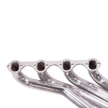 Load image into Gallery viewer, BBK Performance Parts 15690 1986-1993 MUSTANG 1-3/4 LONG TUBE 351W SWAP HEADERS (POLISHED SILVER CERAMIC) for Select Ford Mustang