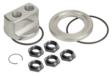 Load image into Gallery viewer, Derale 15747 Standard Universal Engine Spin On Adapter with 1/2" NPT Ports