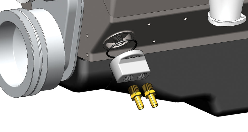 Derale 15748 Universal Engine Oil Filter Relocation Kit with 1/2" NPT Ports for Select AM General Hummer, Acura CL, Acura CSX, Acura EL, Acura ILX, Acura Integra, Acura MDX, Acura RDX, Acura RL, Acura RLX, Acura RSX, Acura SLX, Acura TL, Acura TLX, Acura