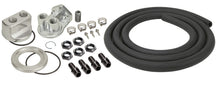 Load image into Gallery viewer, Derale 15748 Universal Engine Oil Filter Relocation Kit with 1/2" NPT Ports for Select AM General Hummer, Acura CL, Acura CSX, Acura EL, Acura ILX, Acura Integra, Acura MDX, Acura RDX, Acura RL, Acura RLX, Acura RSX, Acura SLX, Acura TL, Acura TLX, Acura
