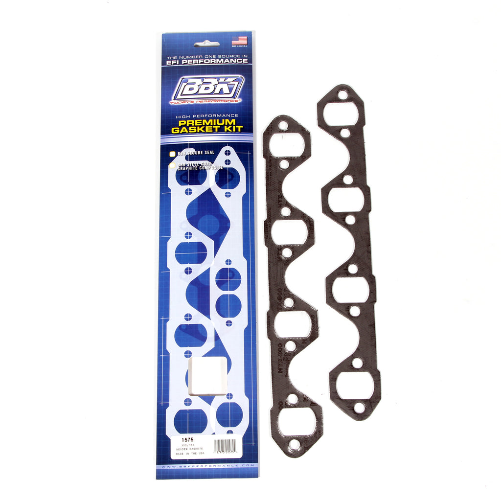 BBK Performance Parts 1575 PREMIUM HEADER GASKET SET - SBF FORD 302/351W 1-5/8 (PAIR) for Select Ford F-100, Ford F-150, Ford F-250, Ford F-250 HD, Ford F-350, Ford Mustang