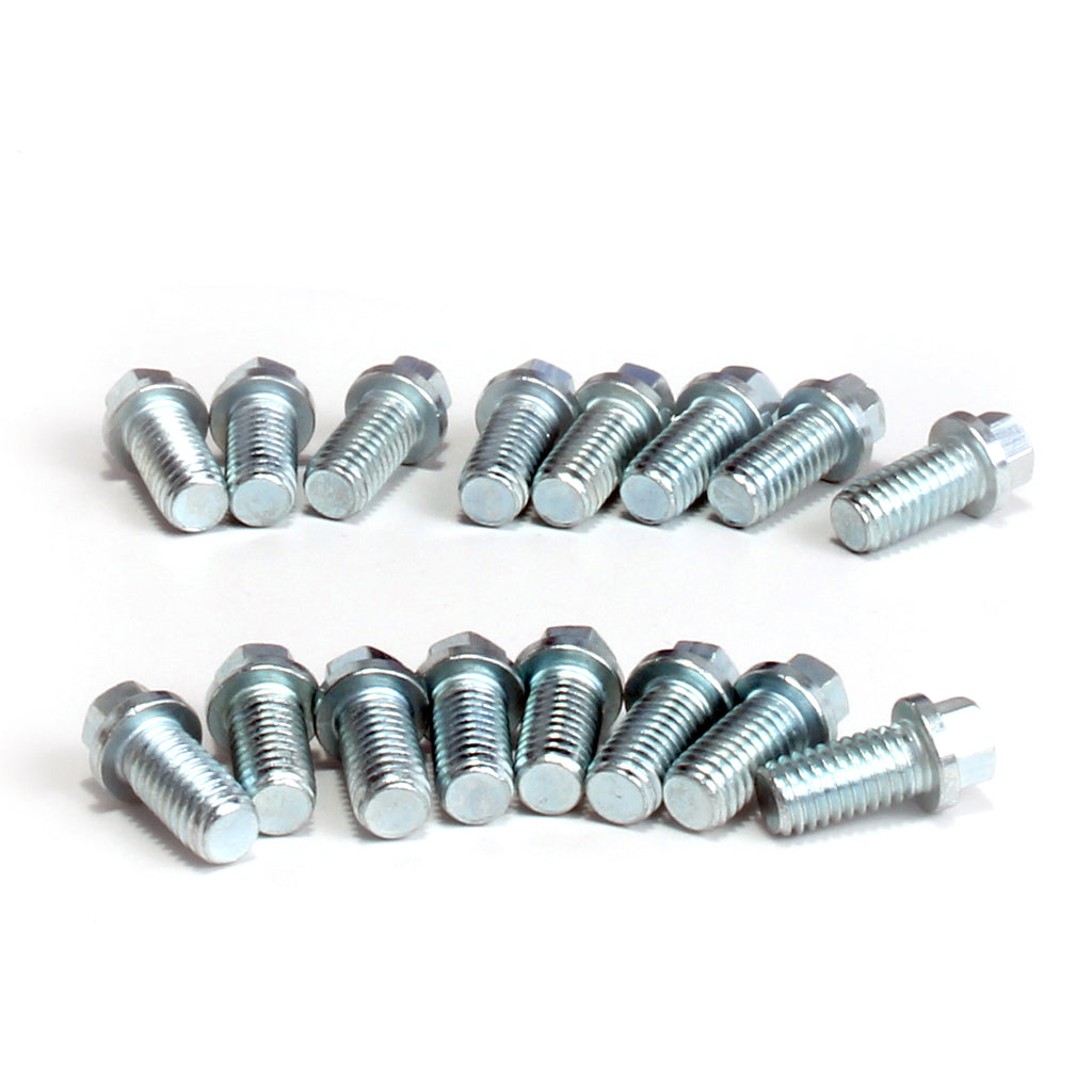 BBK Performance Parts 1577 Exhaust Header Bolt Kit 3/8 -16 x 3/4 Inch 16 Pieces for Select Chevrolet Camaro, Chevrolet Impala, Ford F-100, Ford F-150, Ford Mustang, Pontiac Firebird