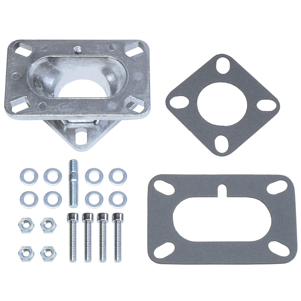 158-In.-Tall-2Bbl-Carb-To-1Bbl-Manifold-Carburetor-Adapter-Cast-Aluminum195964-Pontiac-Engines