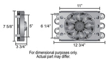 Load image into Gallery viewer, Derale 15830 6 Pass Econo-Cool Remote Fluid Cooler, 1/2"