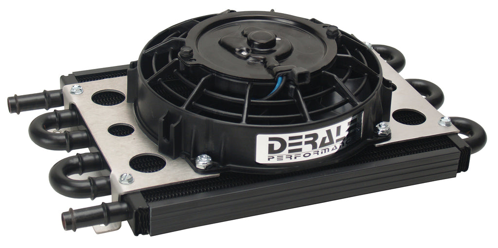 Derale 15830 6 Pass Econo-Cool Remote Fluid Cooler, 1/2"