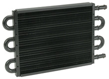 Load image into Gallery viewer, Derale 15831 6 Pass Econo-Cool Tube &amp; Fin Replacement Cooler, 1/2" Barb Inlets