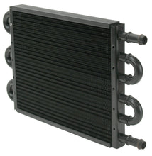 Load image into Gallery viewer, Derale 15831 6 Pass Econo-Cool Tube &amp; Fin Replacement Cooler, 1/2" Barb Inlets