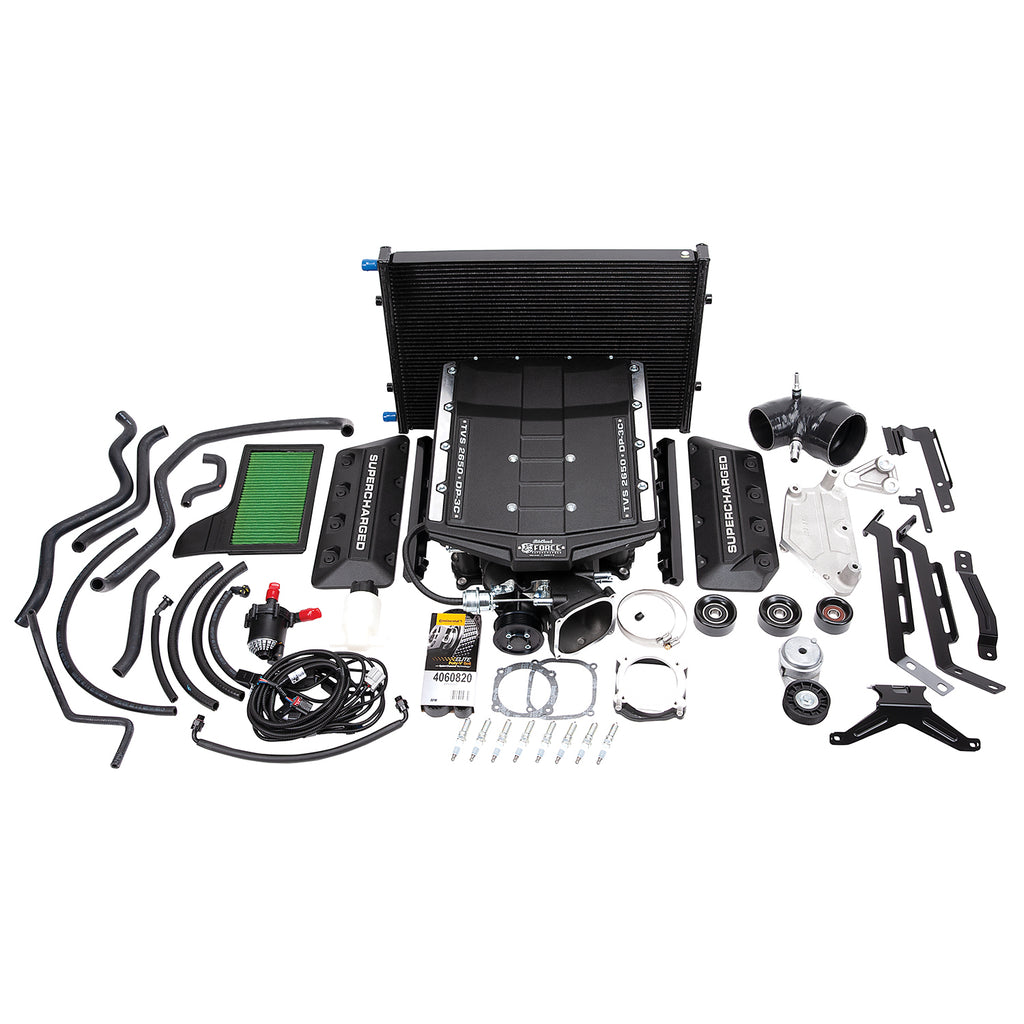 Edelbrock 158320 Edelbrock Stg 1 Supercharger Kit #158320 For 2018-21 Ford Mustang 5.0L W/O Tune for Select Ford Mustang