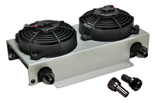 Load image into Gallery viewer, Derale 15840 19 Row Hyper-Cool Dual Cool Remote Fluid Cooler, -8AN