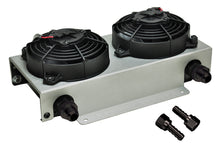 Load image into Gallery viewer, Derale 15845 19 Row Hyper-Cool Dual Cool Remote Fluid Cooler, -10AN