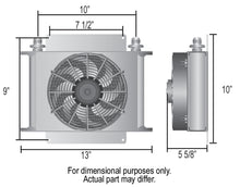 Load image into Gallery viewer, Derale 15860 25 Row Hyper-Cool Remote Fluid Cooler, -8AN