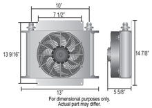 Load image into Gallery viewer, Derale 15876 40 Row Hyper-Cool Extreme Remote Fluid Cooler, -12AN