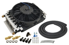 Load image into Gallery viewer, Derale 15900 16 Pass Electra-Cool Remote Transmission Cooler Kit, -8AN Inlets for Select Dodge B200