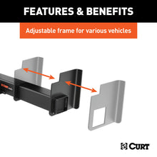 Load image into Gallery viewer, CURT 15901 Universal Weld-On Trailer Hitch, 2" Receiver (18" to 43" Frames, 3-1/8" Drop)