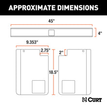 Load image into Gallery viewer, CURT 15902 Universal Weld-On Trailer Hitch, 2" Receiver (18" to 43" Frames, 11-1/2" Drop)